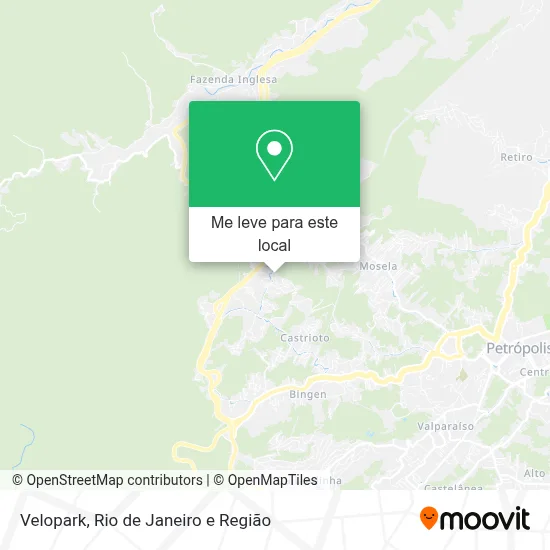 Velopark mapa
