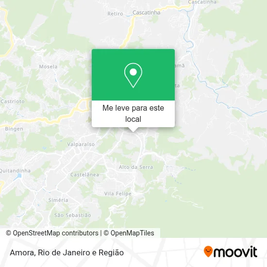 Amora mapa