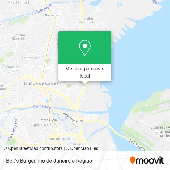 Bob's Burger mapa