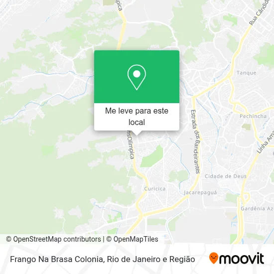 Frango Na Brasa Colonia mapa