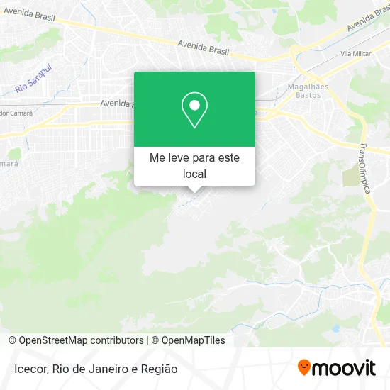 Icecor mapa