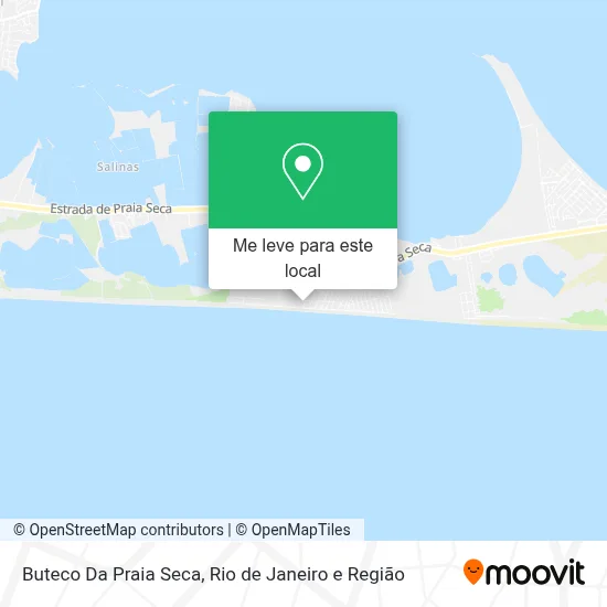 Buteco Da Praia Seca mapa