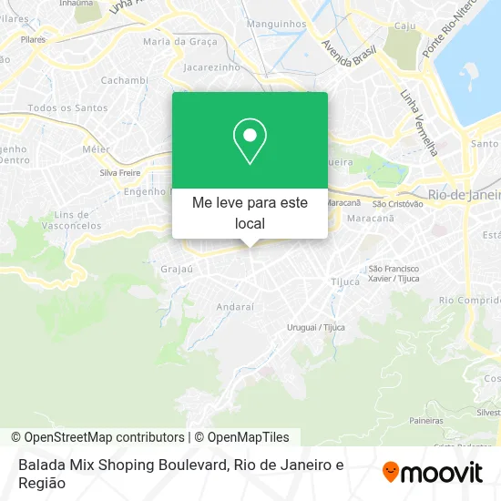 Balada Mix Shoping Boulevard mapa