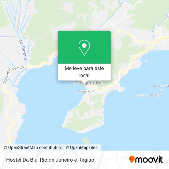 Hostel Da Bia mapa