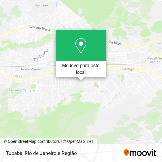 Tupaba mapa