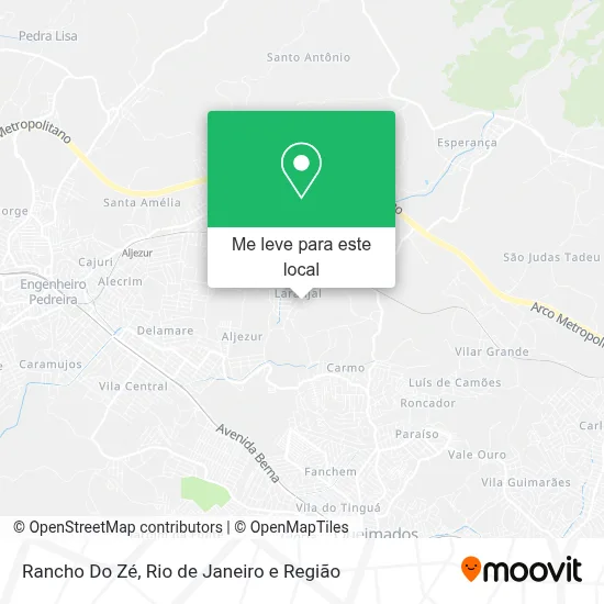 Rancho Do Zé mapa