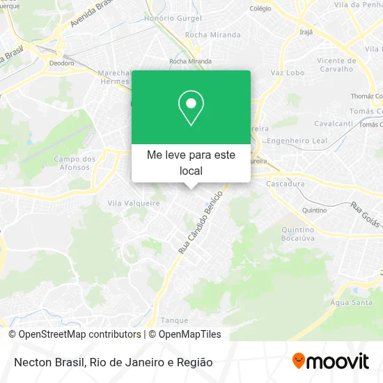 Necton Brasil mapa