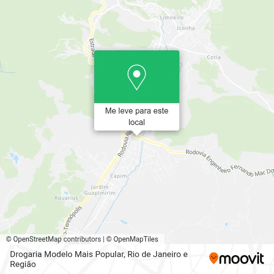 Drogaria Modelo Mais Popular mapa