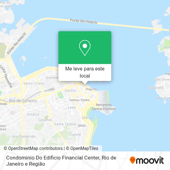 Condominio Do Edificio Financial Center mapa