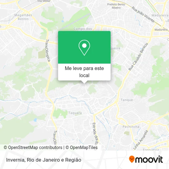 Invernia mapa