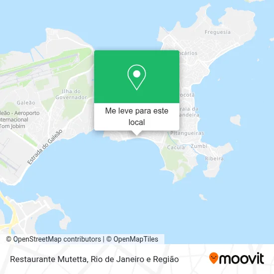 Restaurante Mutetta mapa