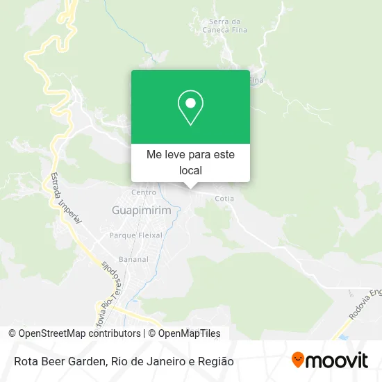 Rota Beer Garden mapa