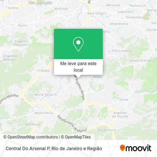 Central Do Arsenal P mapa