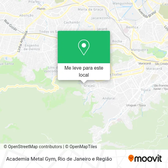 Academia Metal Gym mapa
