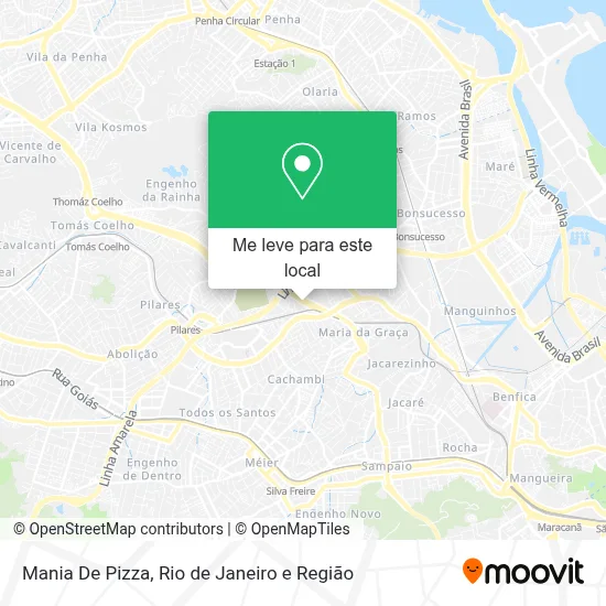 Mania De Pizza mapa