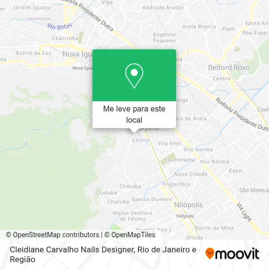 Cleidiane Carvalho Nails Designer mapa