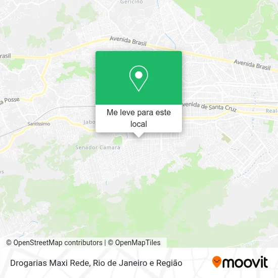 Drogarias Maxi Rede mapa