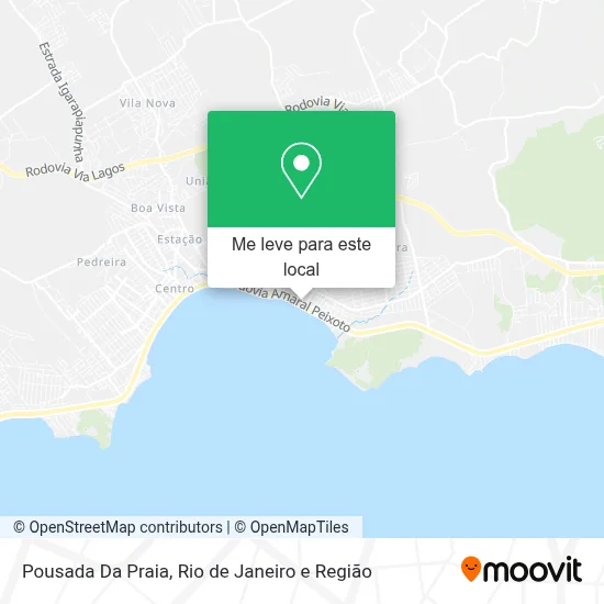 Pousada Da Praia mapa