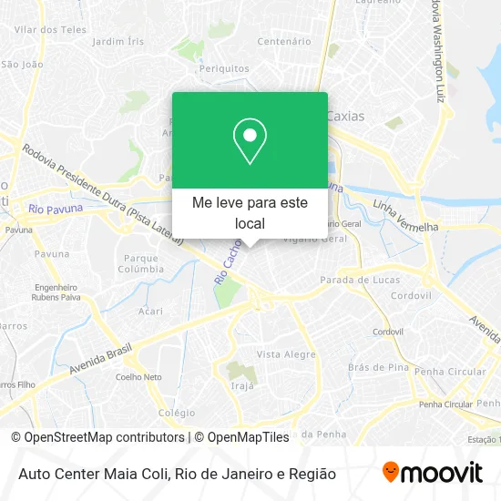 Auto Center Maia Coli mapa