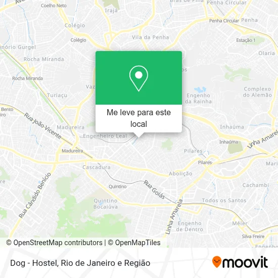 Dog - Hostel mapa