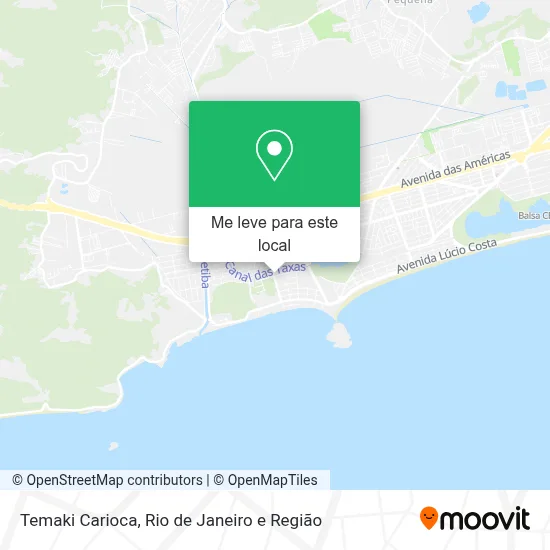 Temaki Carioca mapa