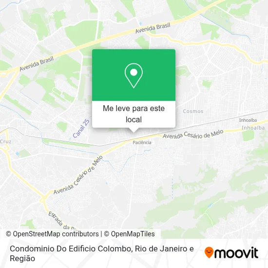 Condominio Do Edificio Colombo mapa