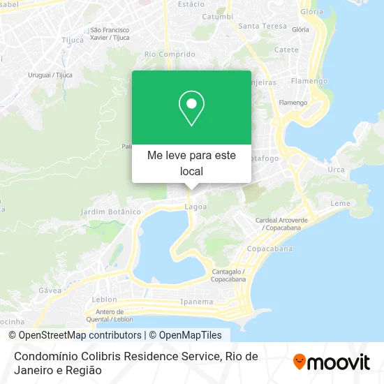 Condomínio Colibris Residence Service mapa