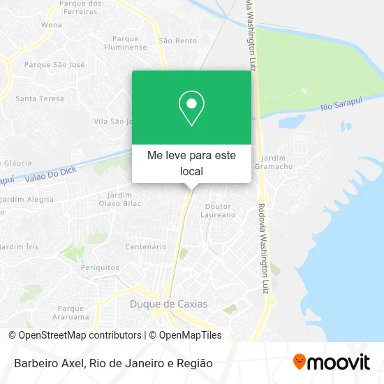 Barbeiro Axel mapa