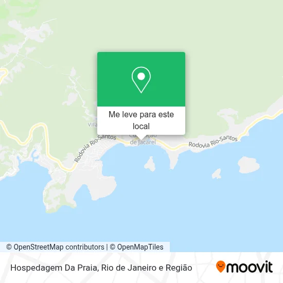 Hospedagem Da Praia mapa