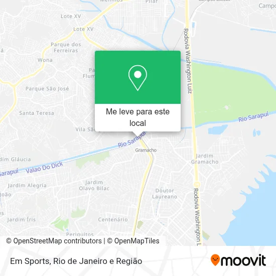 Em Sports mapa
