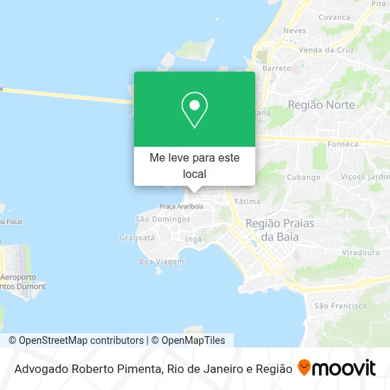 Advogado Roberto Pimenta mapa