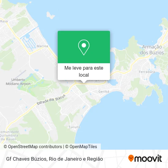 Gf Chaves Búzios mapa