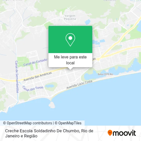 Creche Escola Soldadinho De Chumbo mapa