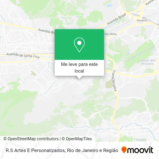R.S Artes E Personalizados mapa
