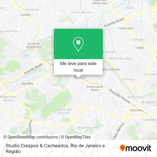 Studio Crespos & Cacheados mapa