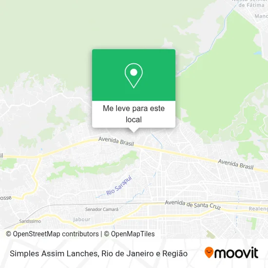 Simples Assim Lanches mapa