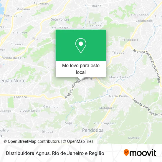 Distribuidora Agnus mapa