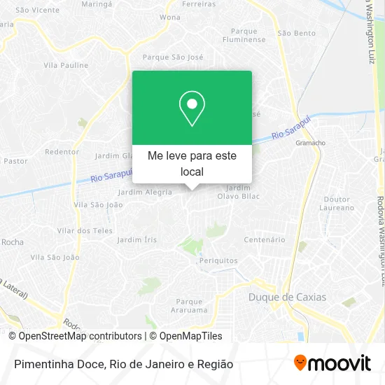 Pimentinha Doce mapa