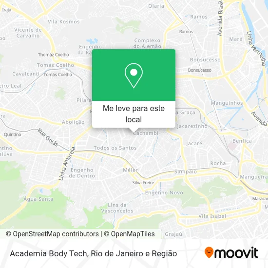 Academia Body Tech mapa