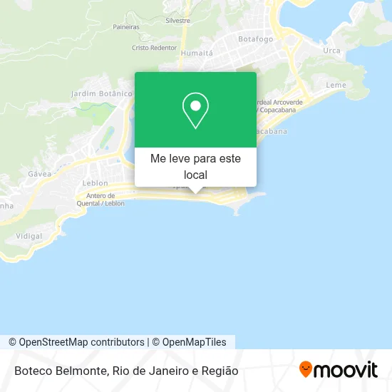 Boteco Belmonte mapa