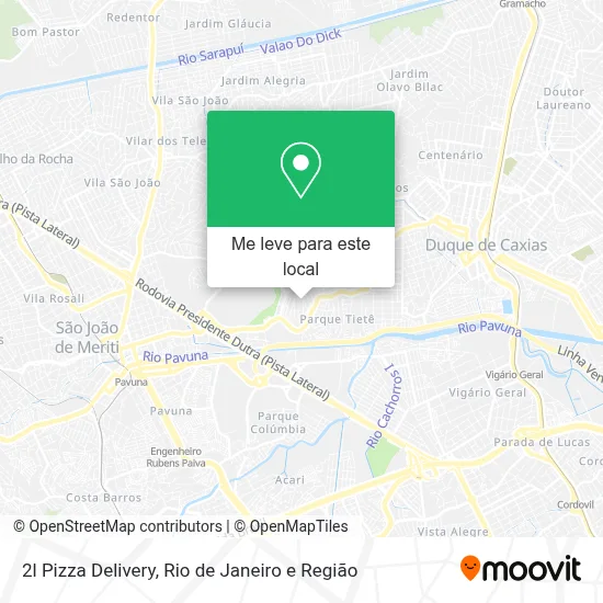 2l Pizza Delivery mapa