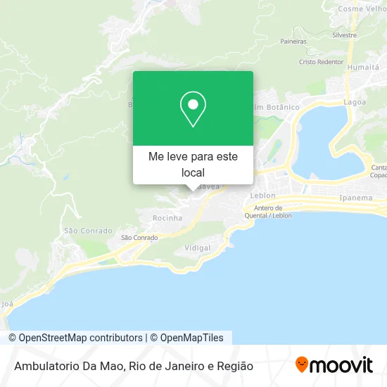 Ambulatorio Da Mao mapa