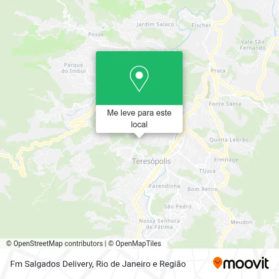 Fm Salgados Delivery mapa