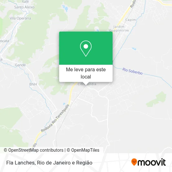 Fla Lanches mapa