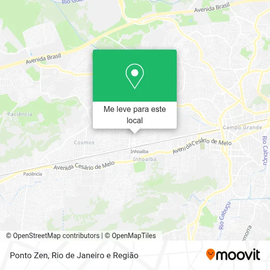 Ponto Zen mapa