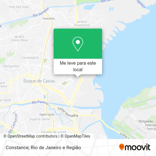 Constance mapa