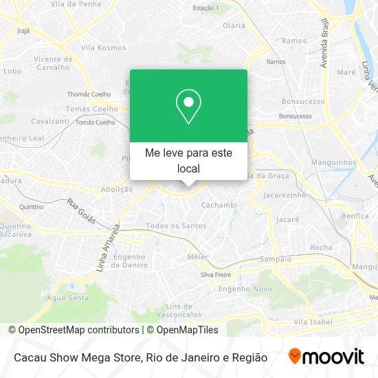 Cacau Show Mega Store mapa
