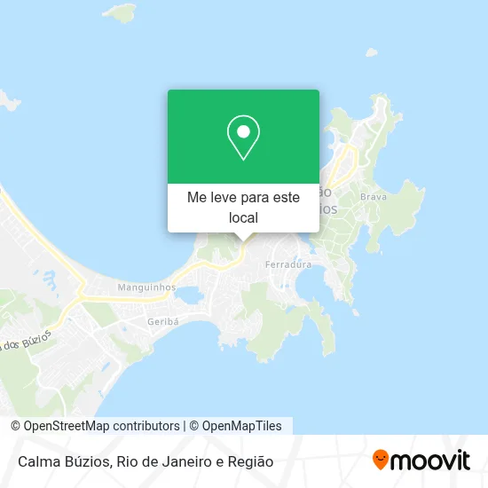 Calma Búzios mapa