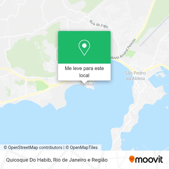 Quiosque Do Habib mapa