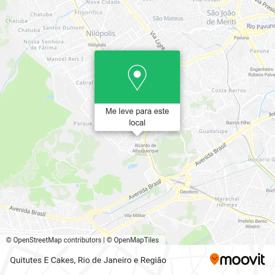 Quitutes E Cakes mapa